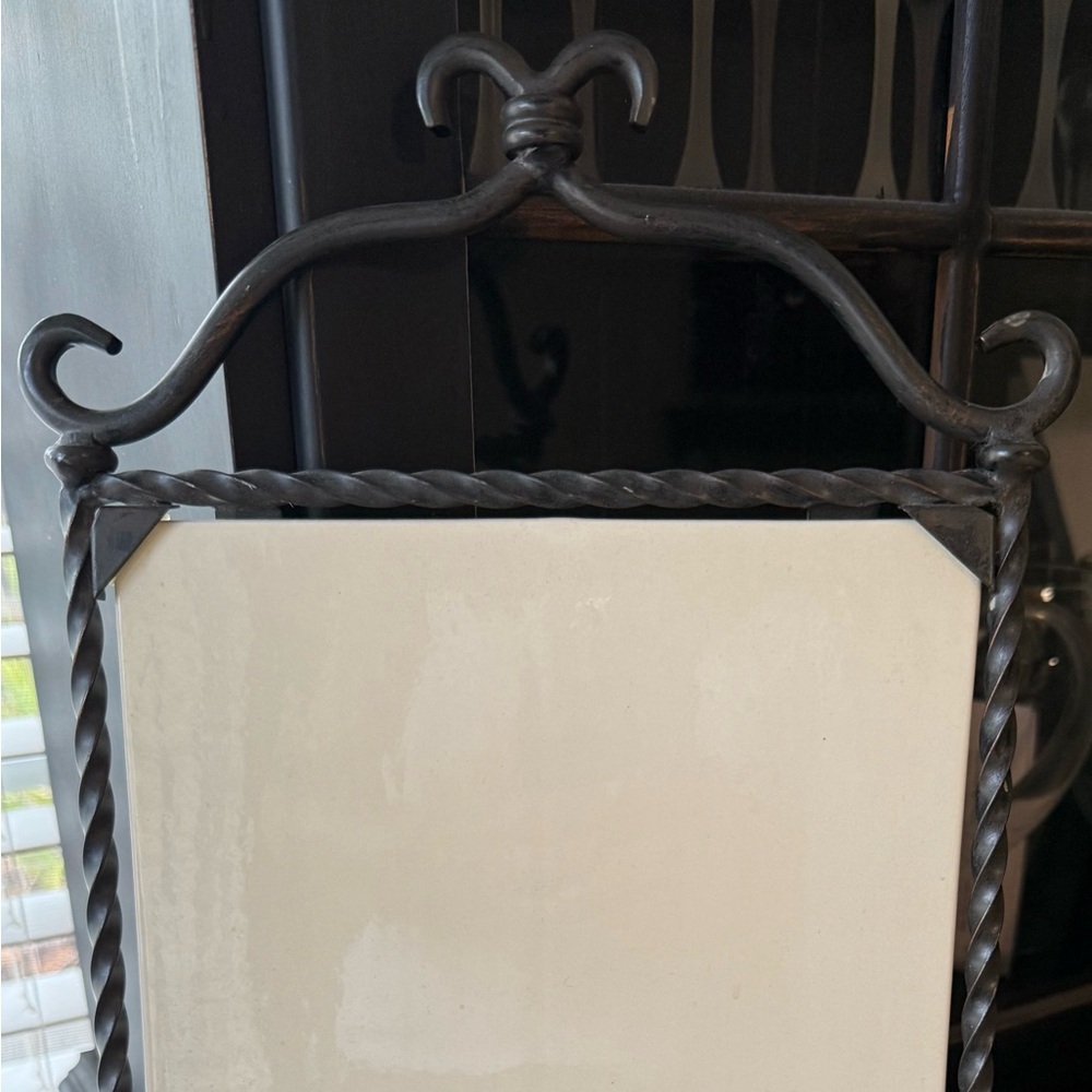 Southern Living At Home Black and Cream Decorative Plaque